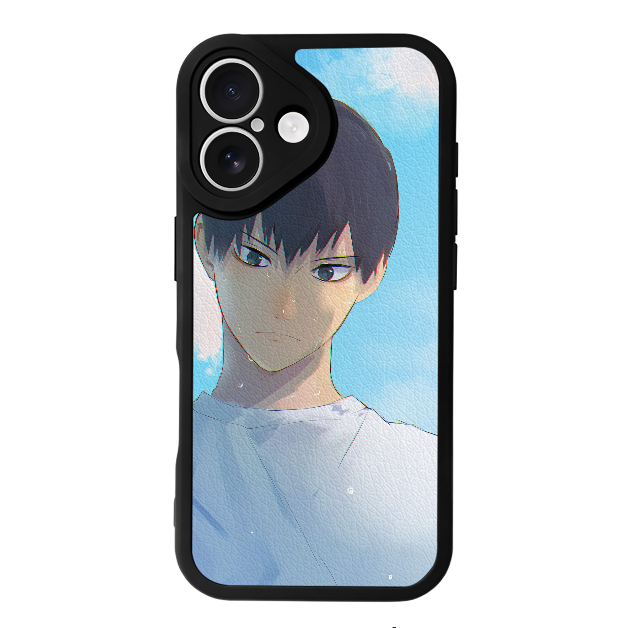 （画像用） ハイキュー!! Haikyu!! 【iPhone 16シリーズ対応】シリコンスマホケース（レザー調） 材質：シリコン